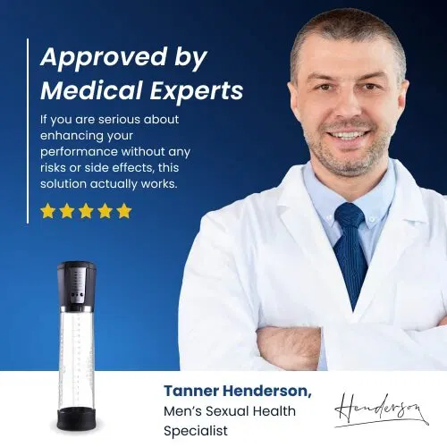 A specialist discussing the science behind vacuum erection devices.