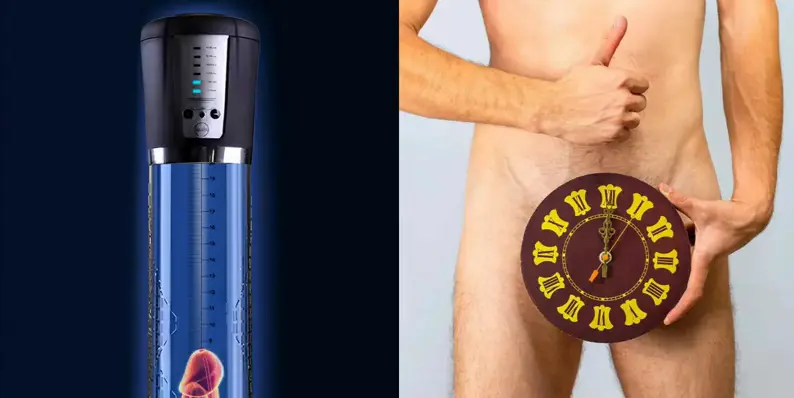 The full Sensselo Penis Pump kit in its box.